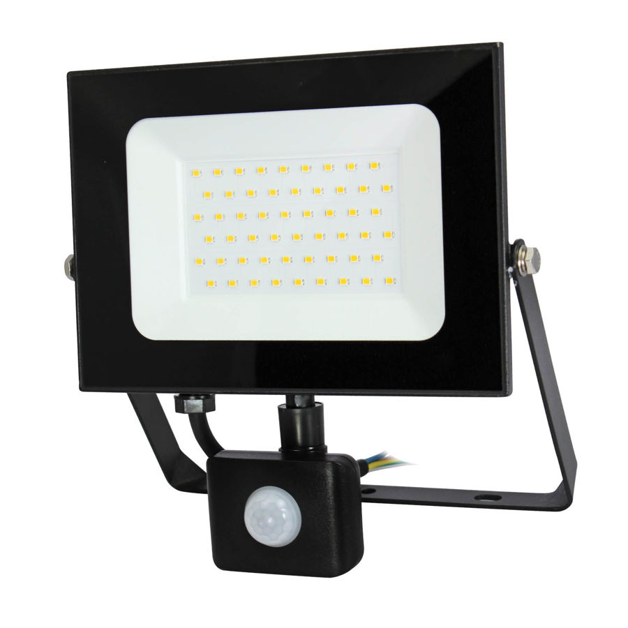 Slika COMMEL LED reflektor sa senzorom SMD 50W, 307-259, 4000 K, crni