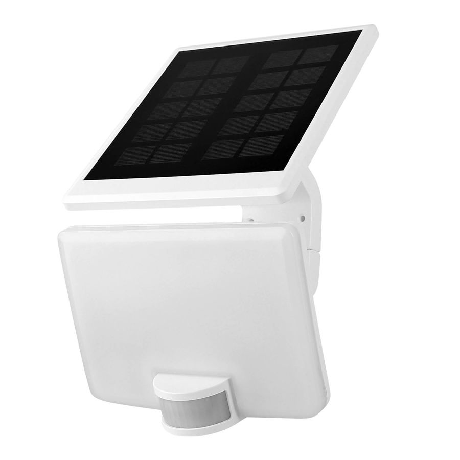 Slika COMMEL LED solarni reflektor, 309-101, 8W, 800 Im, 4000K, sa senzorom, bijeli