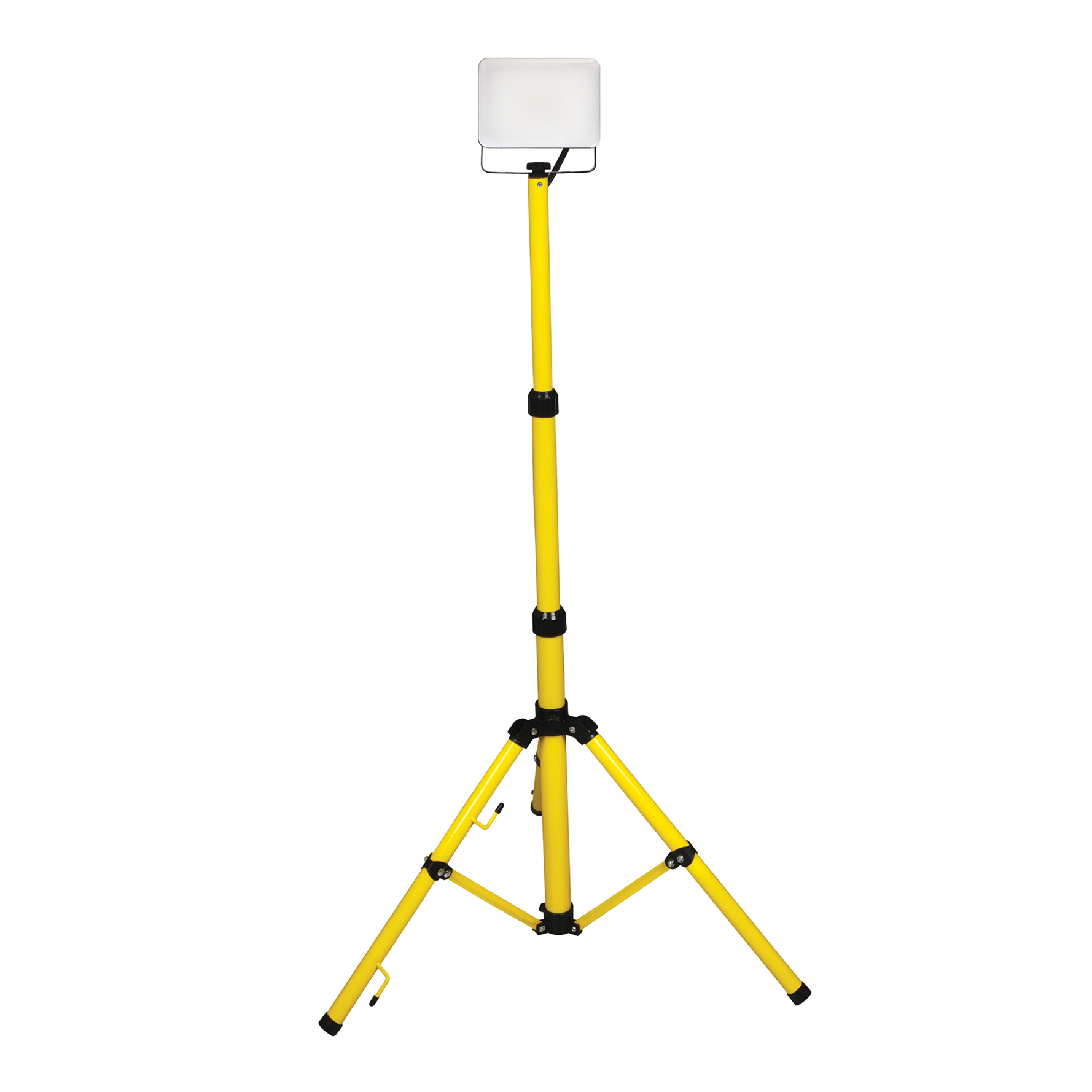 Slika COMMEL LED reflektor na stativu,308-433, 30W, 6500K, 1x3200Im, crni, žuti stativ