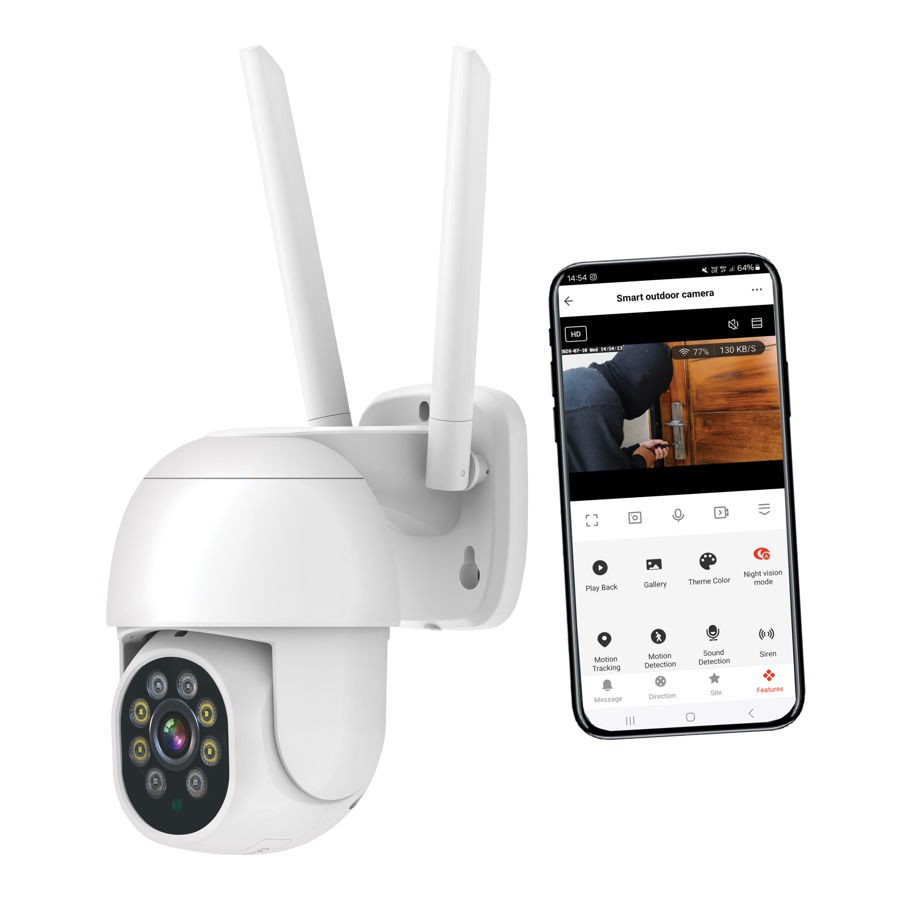 Slika COMM WiFi smart vanjska kamera270-151 2K/4MP IP65