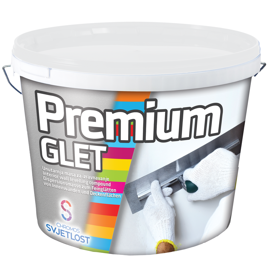 Slika PREMIUM GLET 8 KG- SVJETLOST