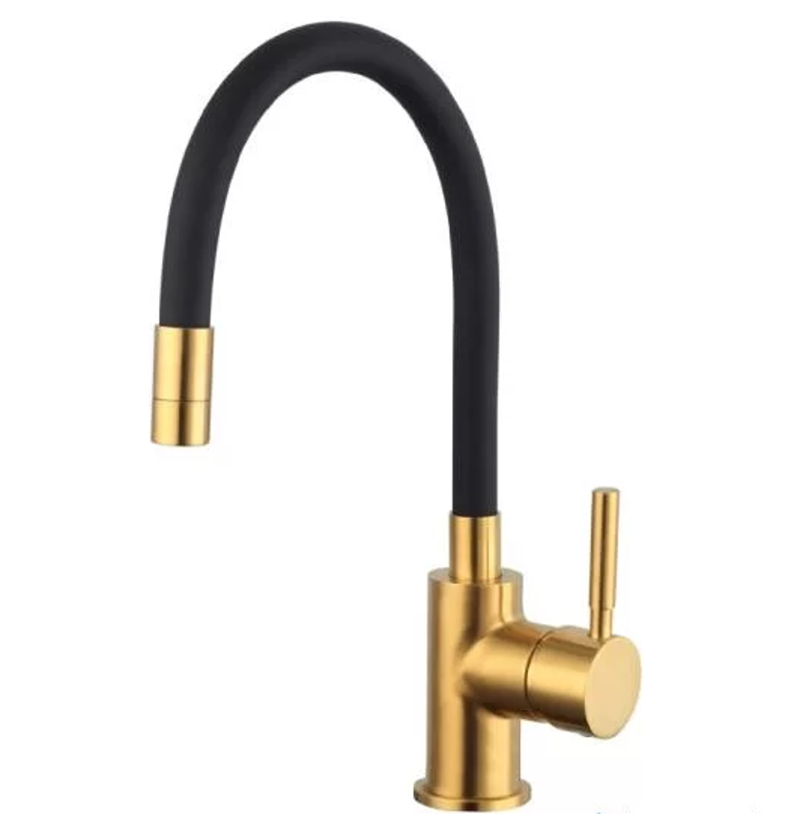 Slika FLEXI BRUSHED GOLD - Baterija za sudoper sa fleksibilnim izlivom